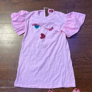 adorable kids pink dress